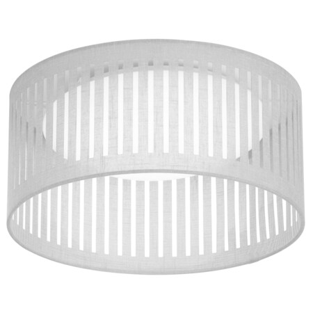 Dainolite 14W Slit Drum Led Flush Mount, White SDLED-15FH-WH
